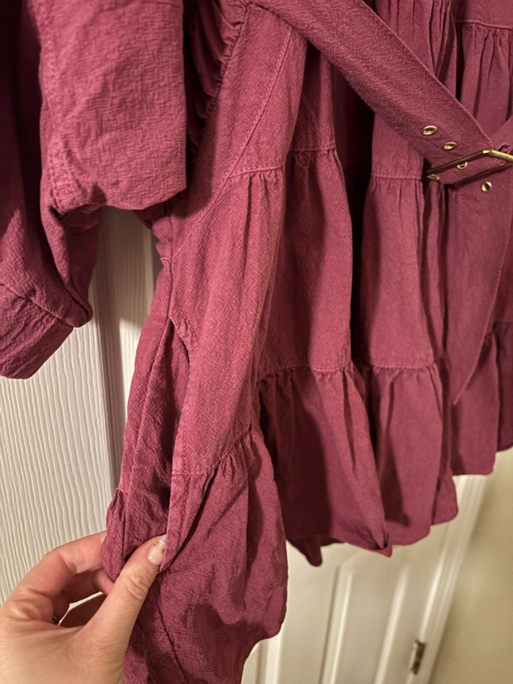 FREE PEOPLE | Hampton Mini Dress Plum - Picture 3 of 6